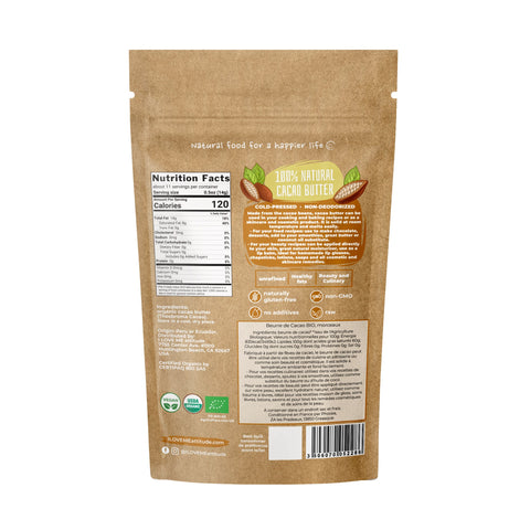 Beurre de Cacao en morceaux Bio | Pur et Naturel | ILOVEMEattitude