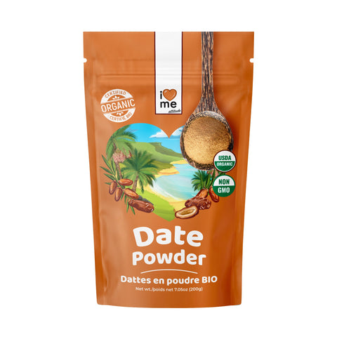 Dattes en poudre Bio | Superfood à base de plantes | ILOVEMEattitude