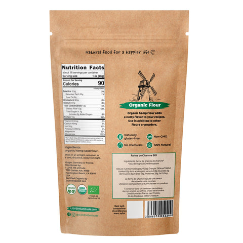 Farine de Chanvre Bio | Cuisinez Bio | Superfood ILOVEMEattitude