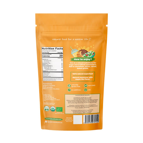 Lucuma en poudre Bio | Superfood à base de plantes | ILOVEMEattitude