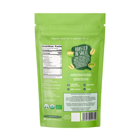 Pistaches en coques grillées salées Bio | Superfood Vegan | I LOVE ME