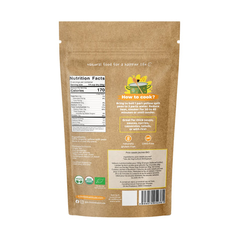 Pois cassés jaunes Bio | Superaliment Vegan | ILOVEMEattitude