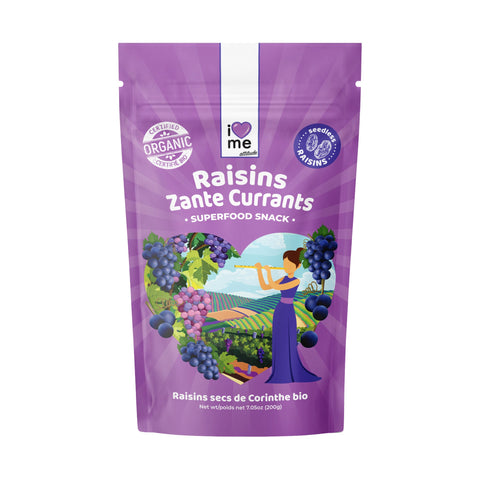 Raisins secs de Corinthe Bio | Superfood Fruits séchés | I LOVE ME