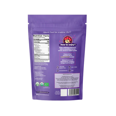 Acai en poudre Bio | Superfood A base de plantes | ILOVEMEattitude