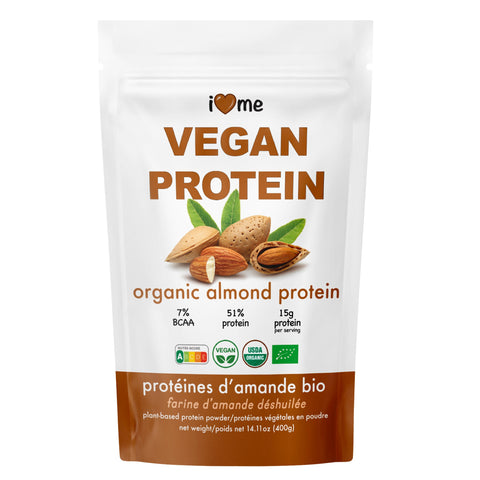 Protéines d'Amande Bio Vegan | À base de plantes | ILOVEMEattitude