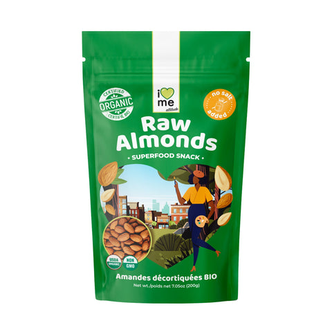 Amandes décortiquées crues Bio | Superfood Vegan | I LOVE ME