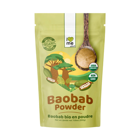 Baobab en poudre Bio | Superfood à base de plantes | I LOVE ME