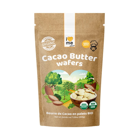 Beurre de Cacao en palets Bio | Pur et Naturel | ILOVEMEattitude