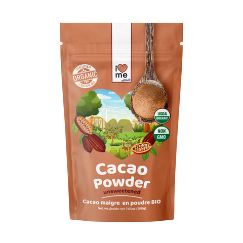Cacao maigre en poudre Bio | Superfood à base de plantes | I LOVE ME