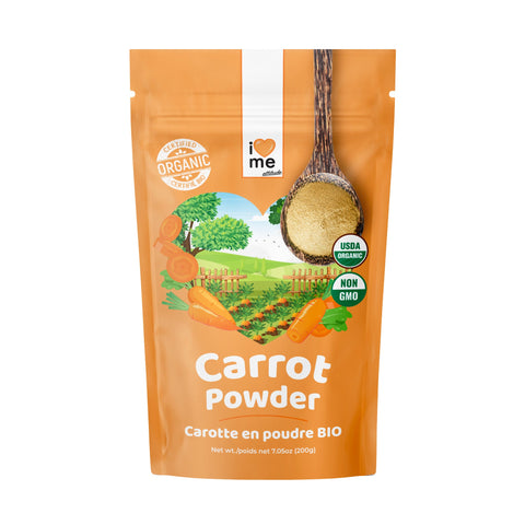Carotte en poudre Bio | Superfood à base de plantes | ILOVEMEattitude