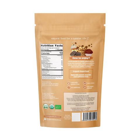Caroube en poudre Bio | Superfood à base de plantes | ILOVEMEattitude