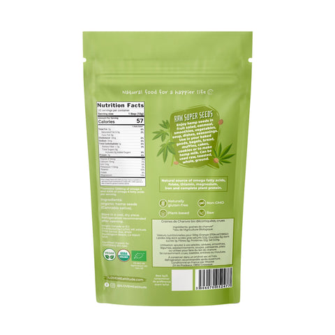 Graines de Chanvre décortiquées crues Bio | Superfood Vegan | ILOVEME
