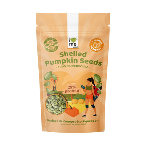 Graines de Courge décortiquées crues Bio | Superfood | I LOVE ME