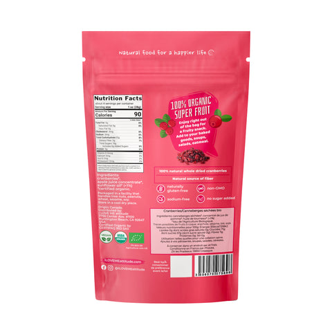 Cranberries séchées Bio | Superfood Fruits séchés | ILOVEMEattitude
