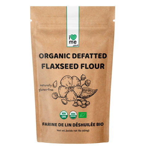 Farine de Lin déshuilée Bio | Cuisinez Bio | Superfood ILOVEMEattitude