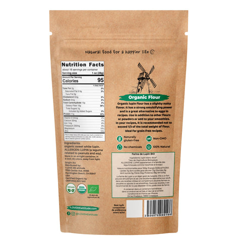 Farine de Lupin Bio | Cuisinez Bio | Superfood ILOVEMEattitude