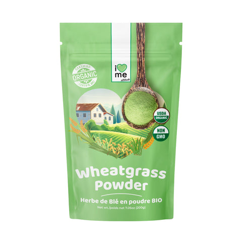 Herbe de Blé en poudre Bio | Superfood à base de plantes | I LOVE ME