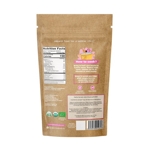 Kasha Sarrasin décortiqué grillé Bio | Vegan | ILOVEMEattitude