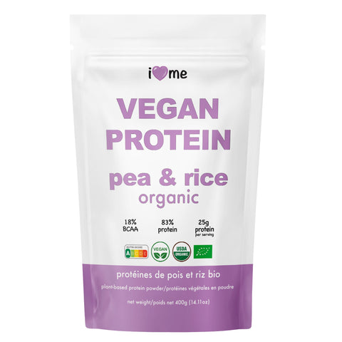 Protéines de Pois et Riz Bio Vegan | À base de plantes | I LOVE ME