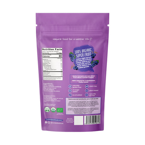 Raisins secs de Corinthe Bio | Superfood Fruits séchés | I LOVE ME