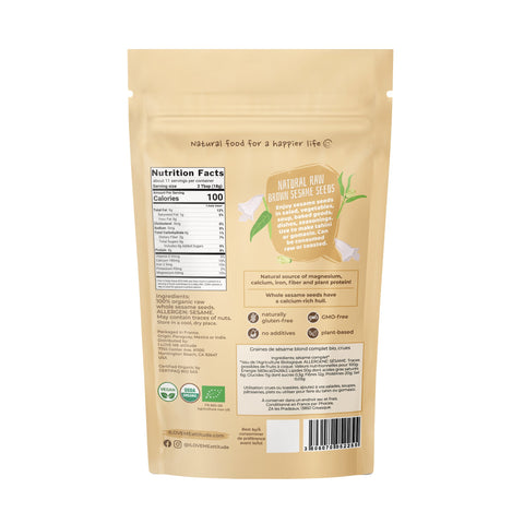 Graines de Sésame Blond complet Bio | Superfood Vegan | ILOVEME