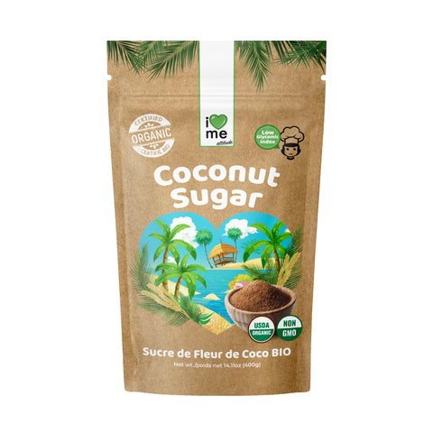 Sucre de Fleur de Coco Bio | Non raffiné, Faible IG | ILOVEMEattitude